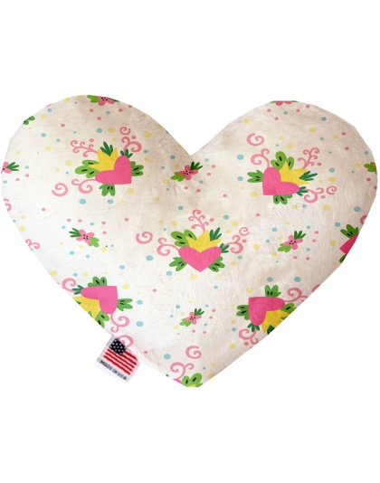 Sweet Love 6 inch Canvas Heart Dog Toy