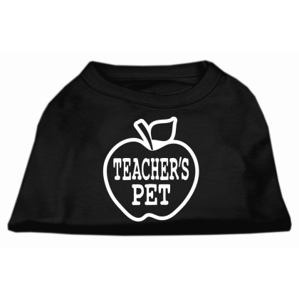 Teachers Pet Screen Print Shirt Black L