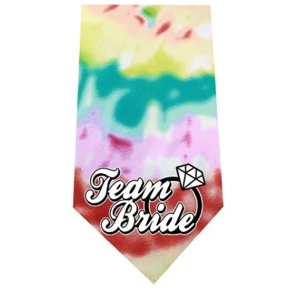 Team Bride Screen Print Bandana Tie Dye