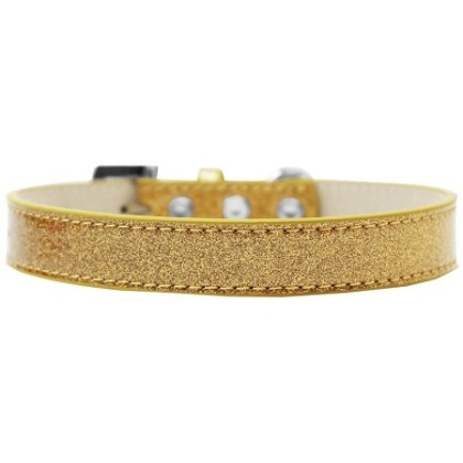 Tulsa Plain Ice Cream Dog Collar Gold Size 12