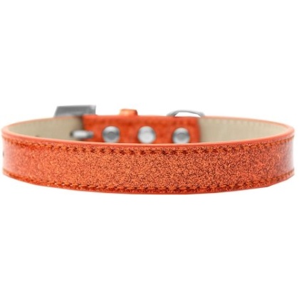 Tulsa Plain Ice Cream Dog Collar Orange Size 12