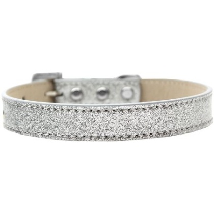 Tulsa Plain Ice Cream Dog Collar Silver Size 12