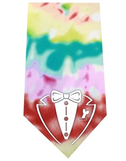 Tuxedo Screen Print Bandana Tie Dye