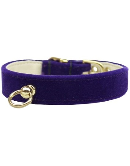 Velvet #70 Dog Collar Purple Size 10