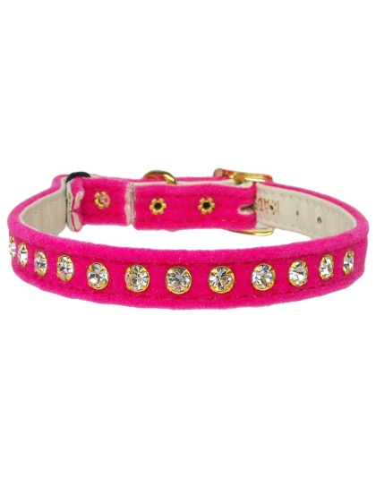 Velvet Cat Safety w/Band Collar Pink 10