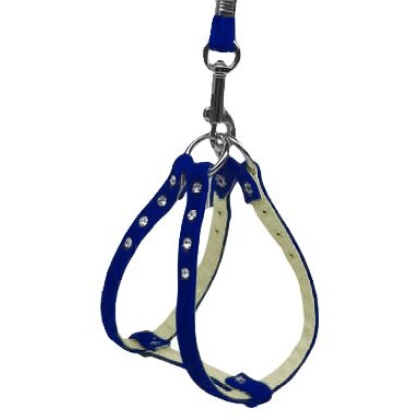 Velvet Step-In Harness Blue VL 10