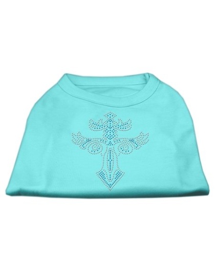 Warrior's Cross Studded Shirt Aqua L