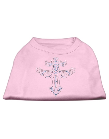 Warrior's Cross Studded Shirt Light Pink L