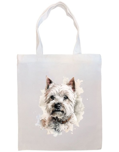 Westie Canvas Tote Bag Style3