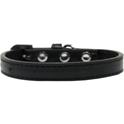 Wichita Plain Dog Collar Black Size 10