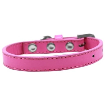 Wichita Plain Dog Collar Bright Pink Size 10