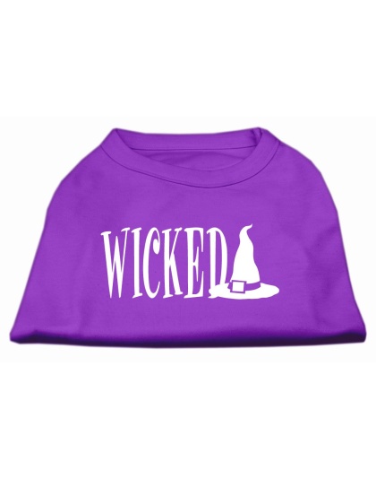 Wicked Screen Print Shirt Purple L