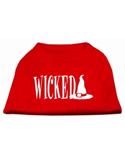 Wicked Screen Print Shirt Red L