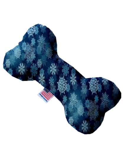 Winter Wonderland 10 Inch Canvas Bone Dog Toy