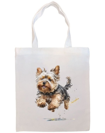 Yorkie Canvas Tote Bag Style3