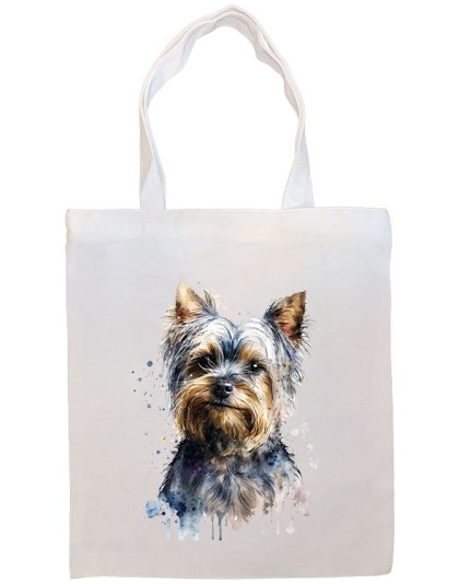 Yorkie Canvas Tote Bag Style4