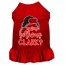 You Serious Clark? Screen Print Dog Dress Red 4X