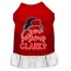 You Serious Clark? Screen Print Dog Dress Red with White Lg