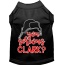 You Serious Clark? Screen Print Dog Shirt Black Lg