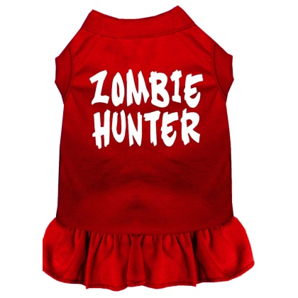 Zombie Hunter Screen Print Dress Red 4X (22)