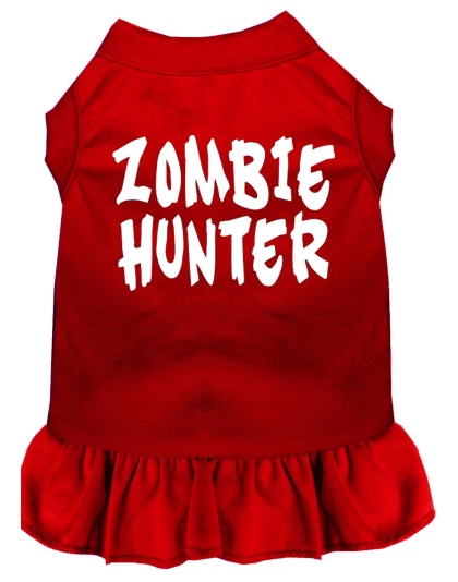 Zombie Hunter Screen Print Dress Red 4X (22)